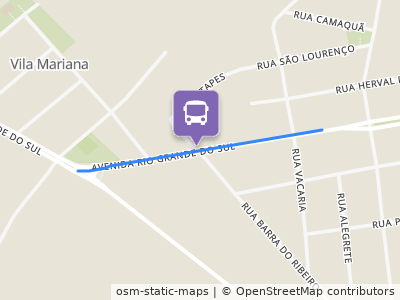 Mapa da parada