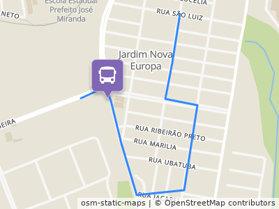 Mapa da parada