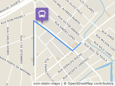 Mapa da parada