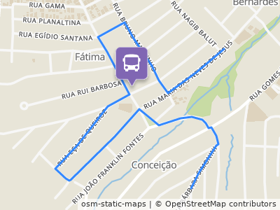 Mapa da parada