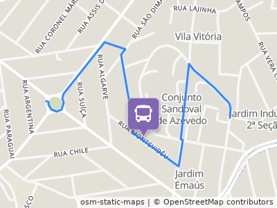 Mapa da parada