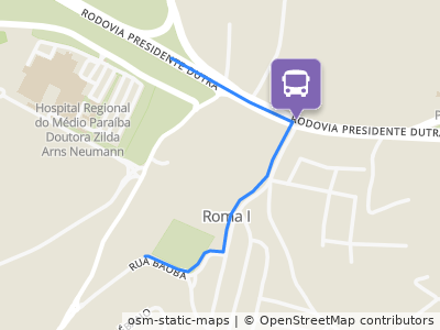 Mapa da parada