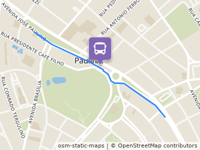 Mapa da parada