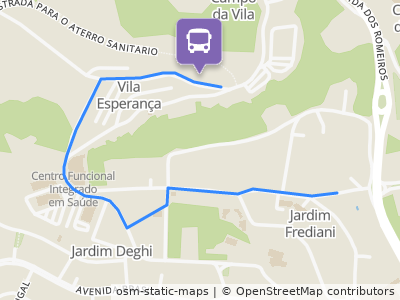 Mapa da parada