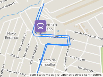 Mapa da parada