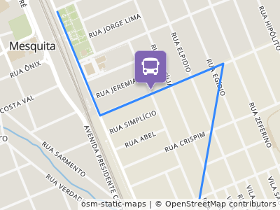 Mapa da parada