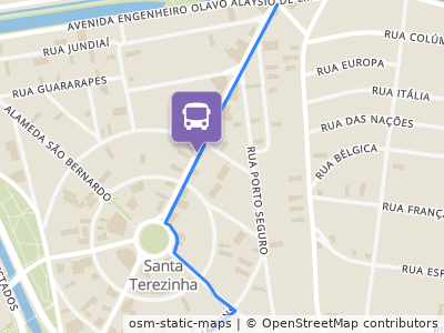 Mapa da parada