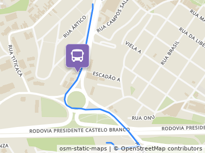 Mapa da parada