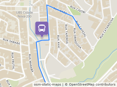 Mapa da parada