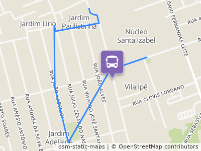Mapa da parada