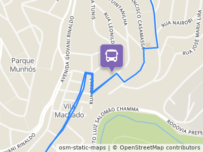 Mapa da parada