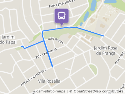 Mapa da parada