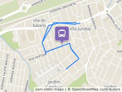 Mapa da parada