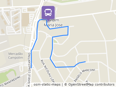 Mapa da parada