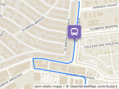 Mapa da parada