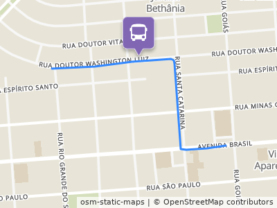 Mapa da parada
