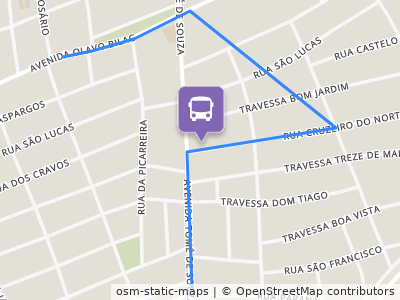 Mapa da parada