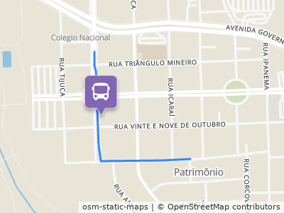 Mapa da parada