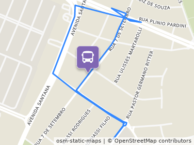 Mapa da parada