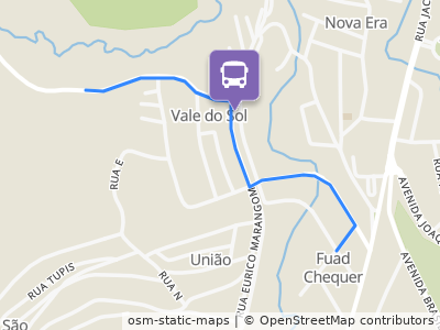 Mapa da parada