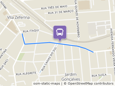 Mapa da parada