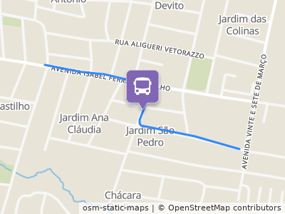 Mapa da parada