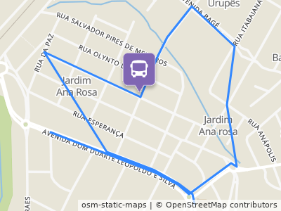 Mapa da parada