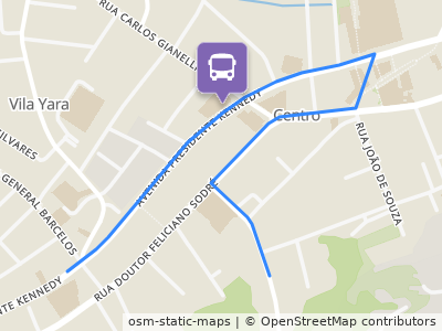 Mapa da parada
