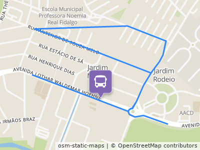 Mapa da parada