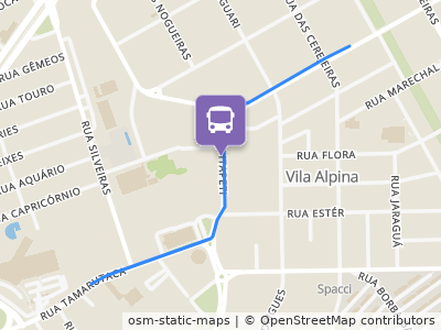 Mapa da parada