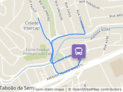 Mapa da parada
