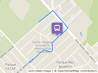 Mapa da parada