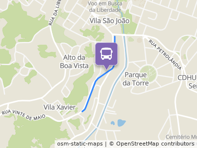 Mapa da parada