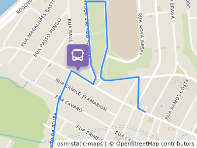 Mapa da parada