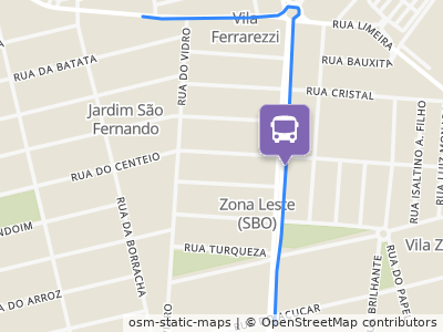 Mapa da parada