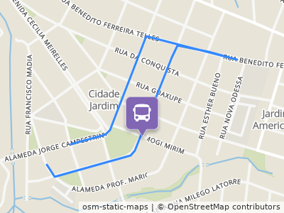 Mapa da parada
