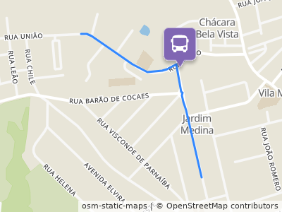 Mapa da parada