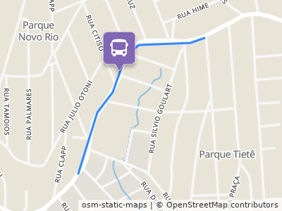 Mapa da parada