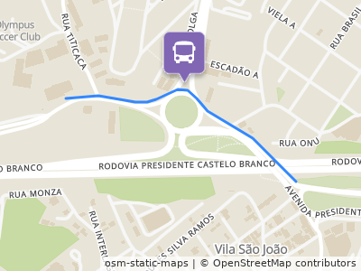 Mapa da parada