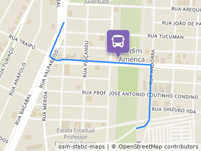Mapa da parada