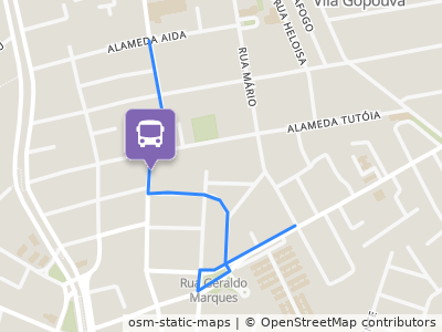 Mapa da parada