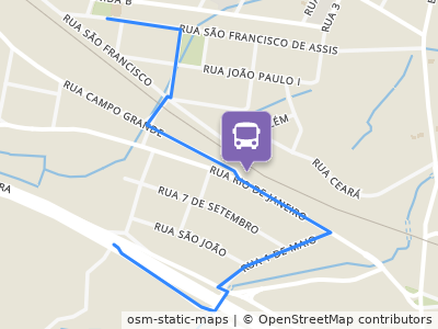 Mapa da parada