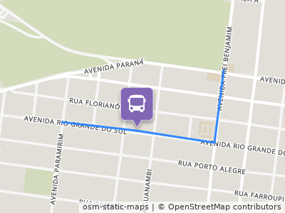 Mapa da parada