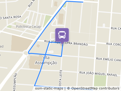 Mapa da parada