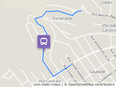 Mapa da parada