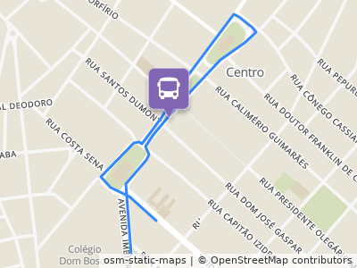 Mapa da parada