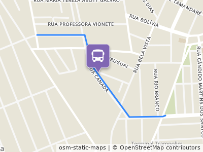 Mapa da parada