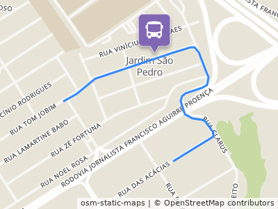 Mapa da parada