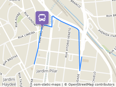 Mapa da parada