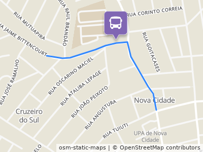 Mapa da parada